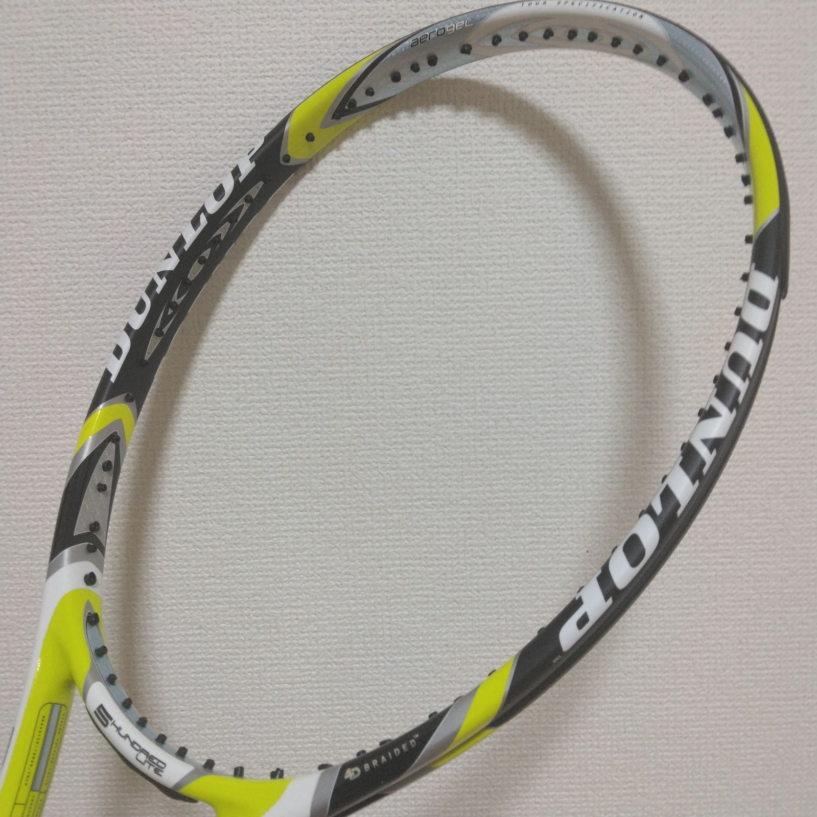 DUNLOP ダンロップ 2HUNDRED aero gel 硬式用 ラケット 中古】ダンロップ エアロジェル 4D 300 2008年モデルDUNLOP