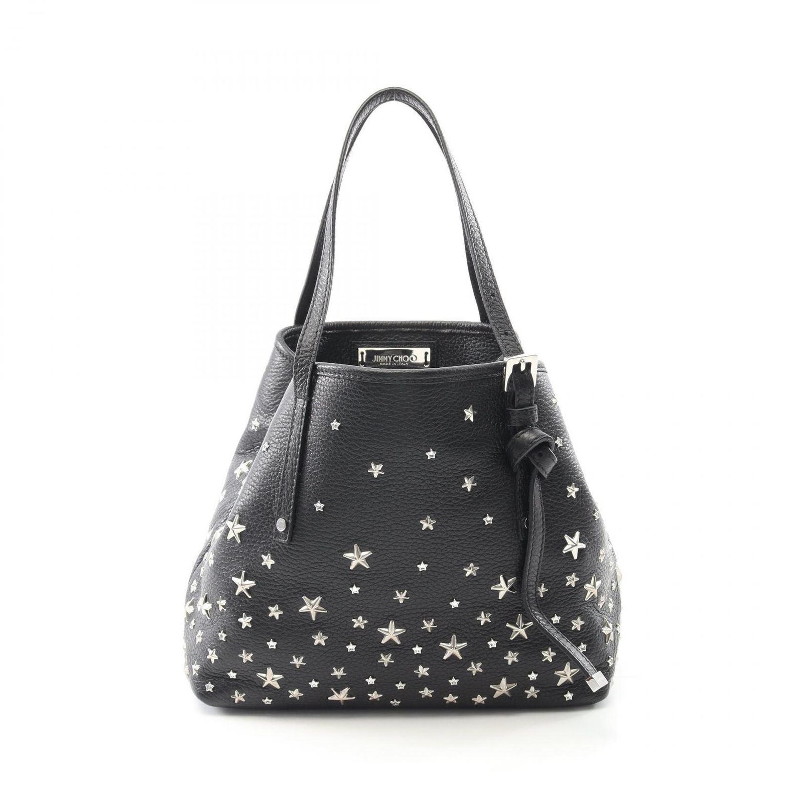 JIMMY CHOO(ジミーチュウ)サシャS ブラック ジミーチュウ JIMMY CHOO トートバッグ SASHA サシャ S ブラック