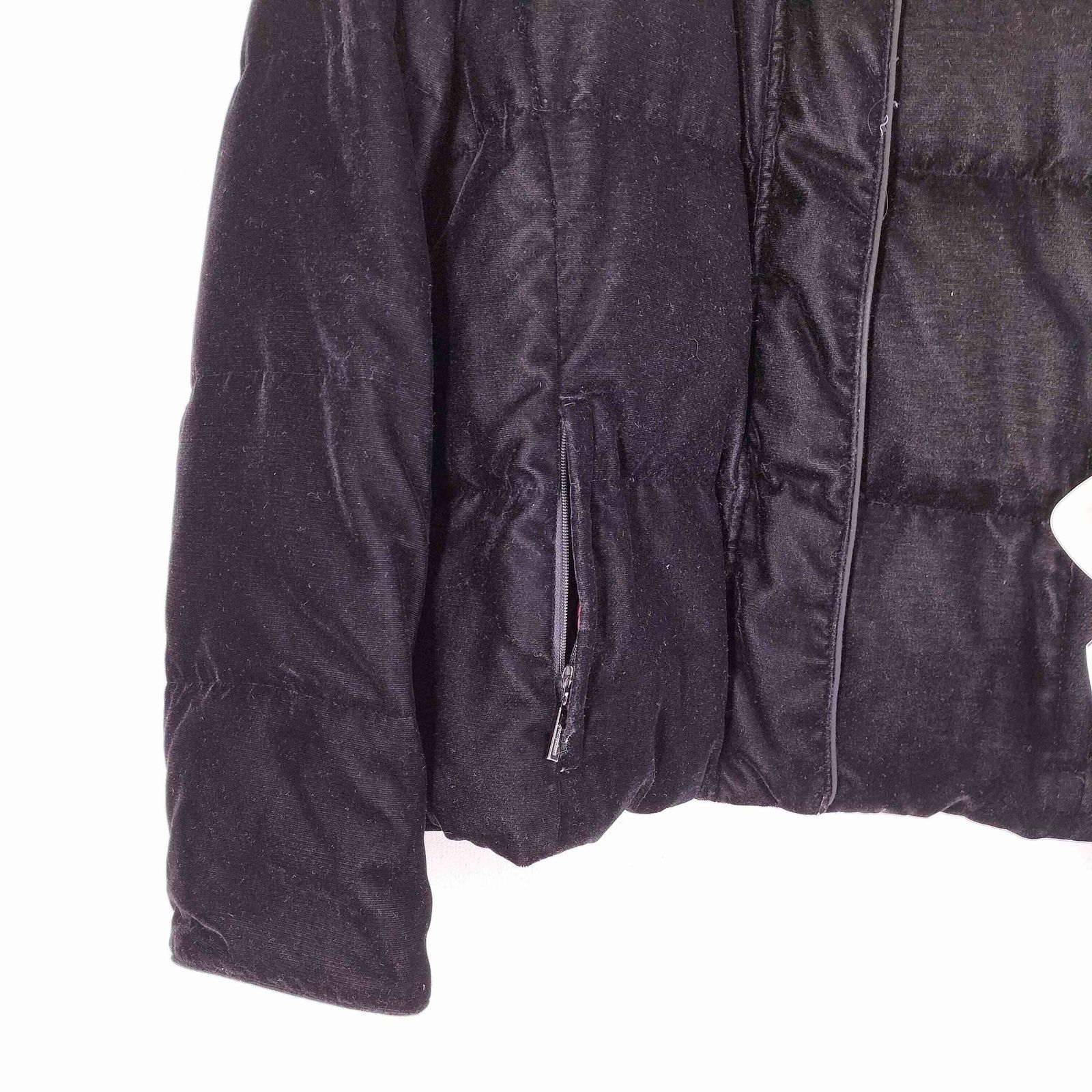 美品✨希少✨️ アクアスキュータム ベロア ダウンジャケット ブラック アクアスキュータム AQUASCUTUM ベロア ダウンジャケット