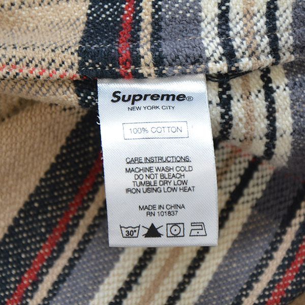 3/26値下げ】 Supreme シュプリーム 16AW Hooded Plaid Half Zip