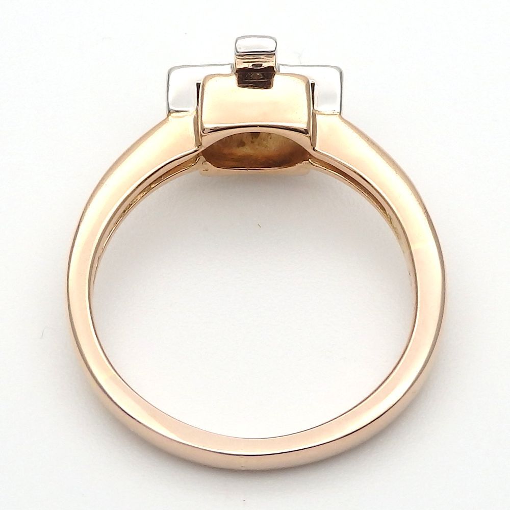 K18 ゴールド　Pt900 プラチナ　ダイヤモンド 0.09ct　指輪 中古　新品仕上済　美品　レディース　ジュエリー　ダイヤ　リング　質屋