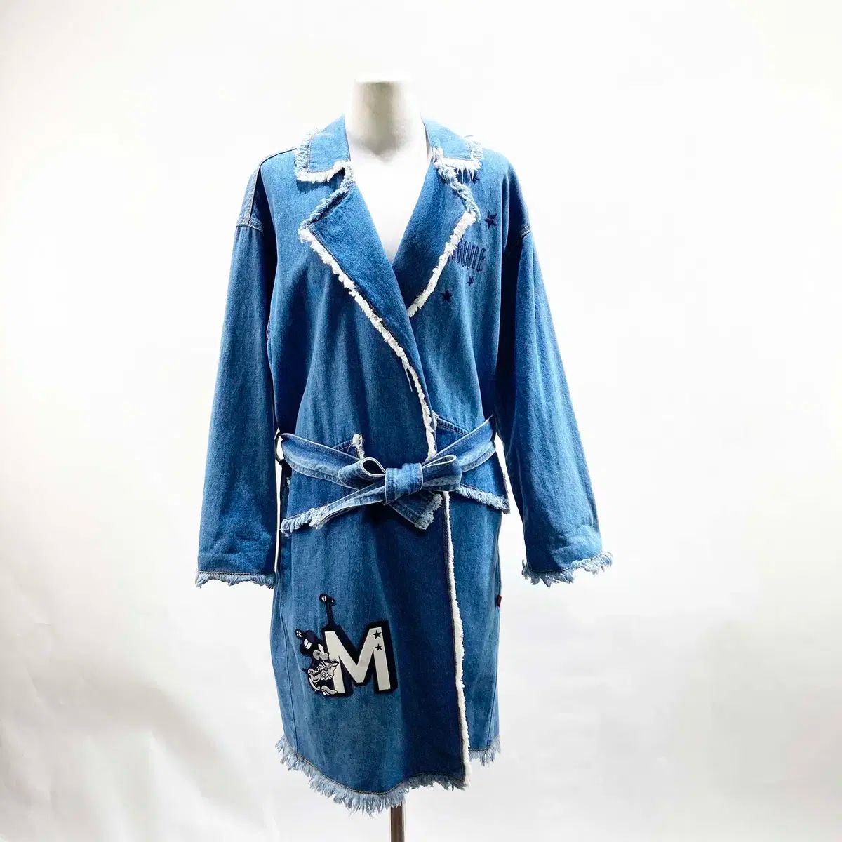 ゆめ ドレスコ ピーコックブルービジューストーンロングドレス 130