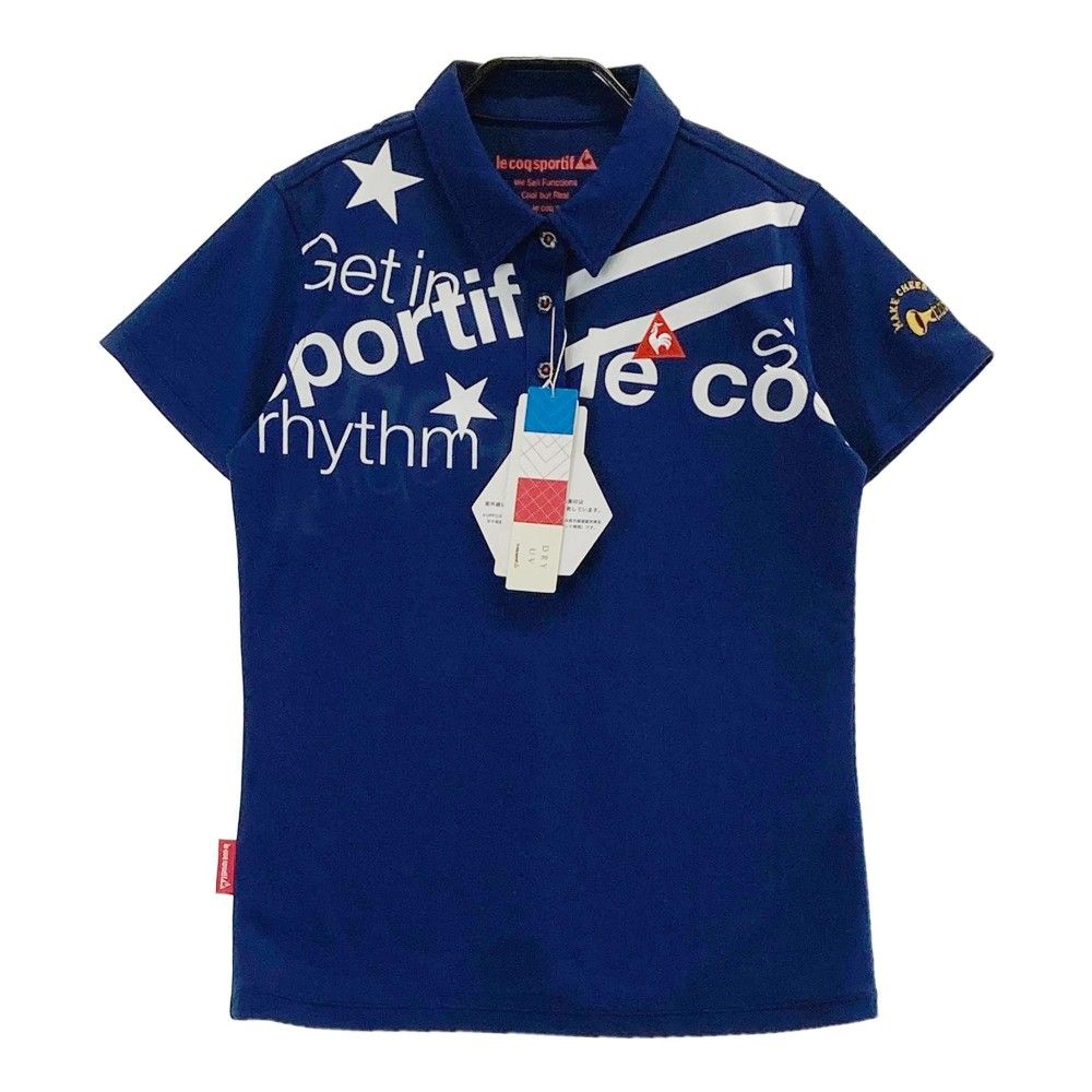 サイズ：M LECOQ GOLF ルコックゴルフ  半袖ポロシャツ  ネイビー系 [240101309119]# ゴルフウェア レディース ストスト