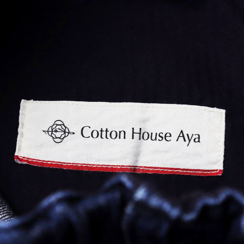 コットンハウスアヤ Cotton House Aya インディゴ デニム ワイド