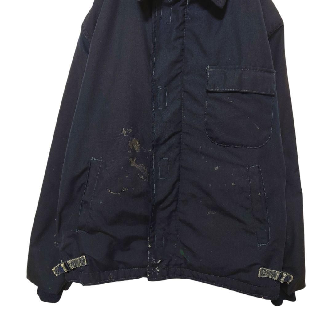 U.S.NAVY】90's 米軍 実物 アラミドデッキジャケット A-2787 - メルカリ