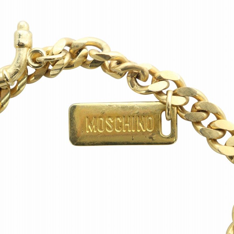 モスキーノ MOSCHINO ブレスレット アクセサリー チャーム ロゴ
