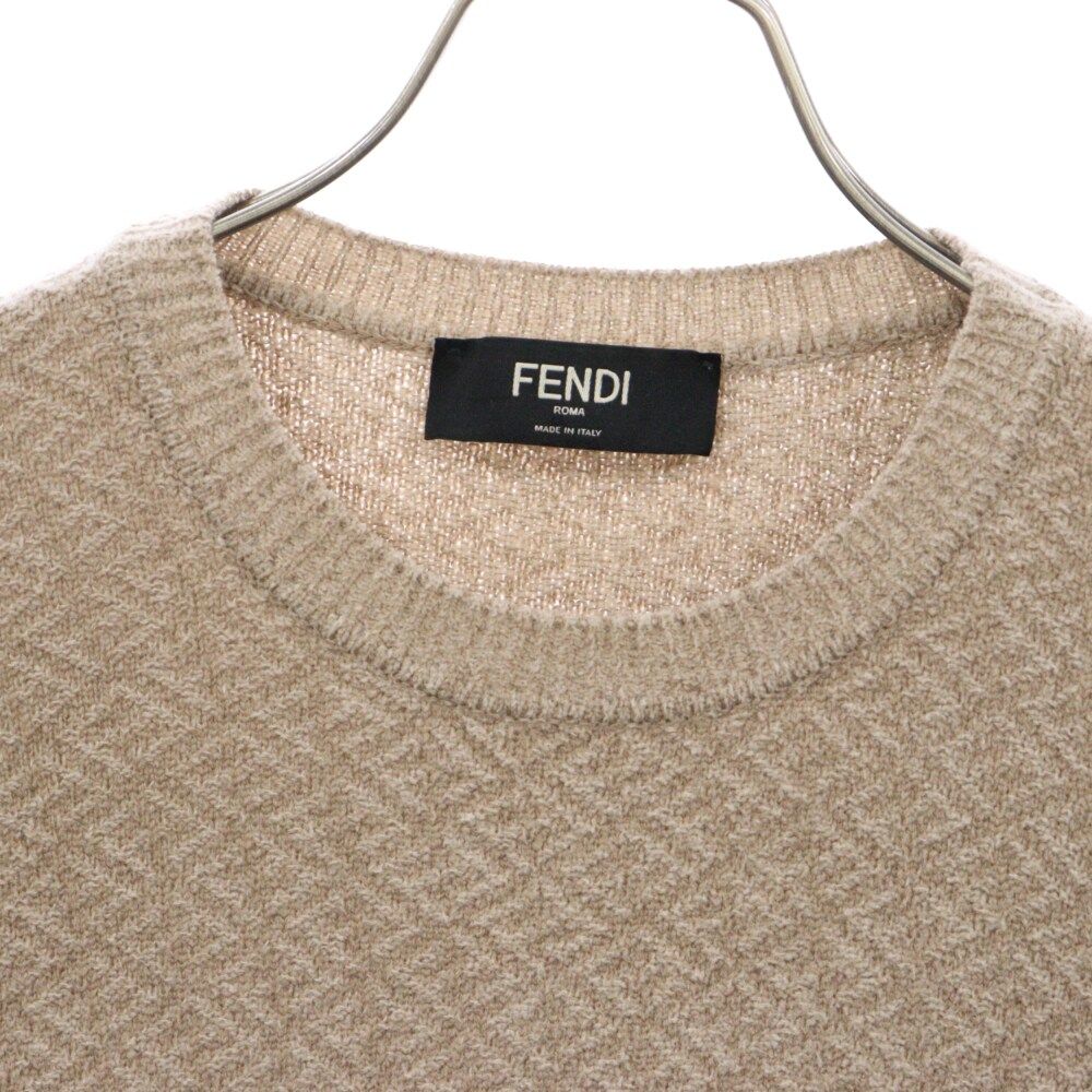 FENDI (フェンディ) Short Sleeves Logo Luxury T-Shirts ショート