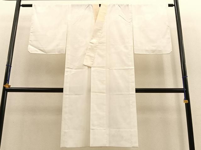 平和屋着物□長襦袢 無双仕立て 流水花地紋 洗える着物 DAAU4633qp