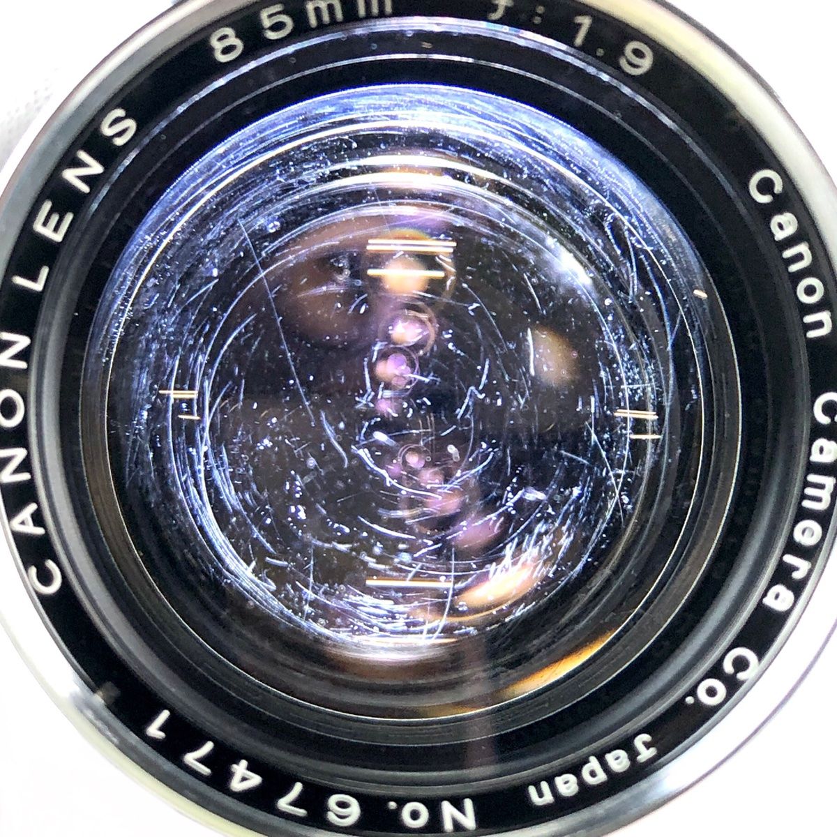 キヤノン Canon 85mm F1.9 Lマウント L39 レンジファインダーカメラ用