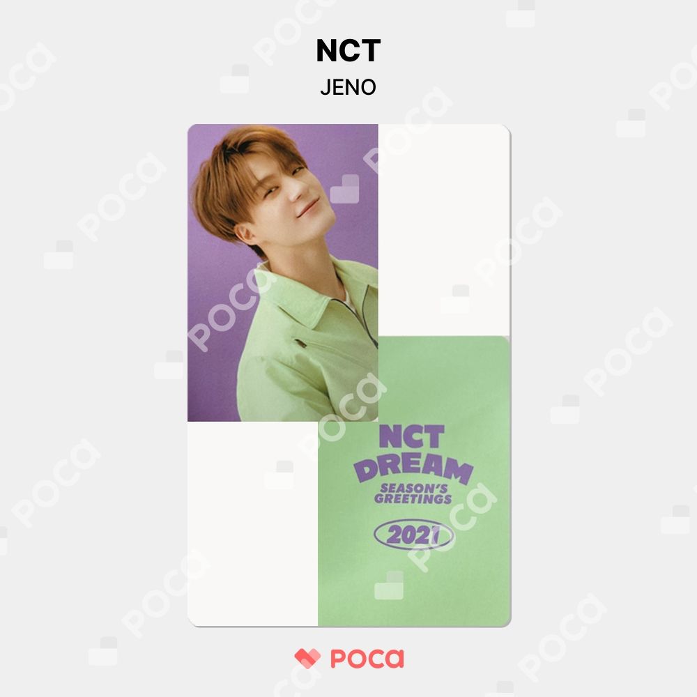 NCT DREAM シーグリ 2021 ジェノ　特典　トレカ　セット NCT ジェノ トレカ 2021 SEASON'S GREETINGS KTOWN4U シーグリ