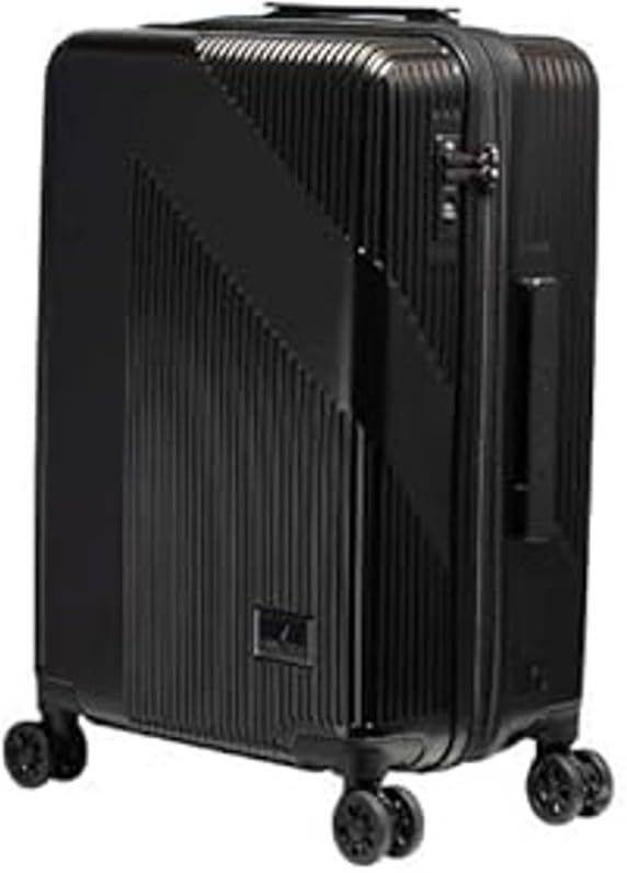 人気商品スーツケース 機内持ち込み 拡張型 ノーティカ 19ｲﾝﾁ 約3.3ｋｇ 約37～41L ストッパー付衝撃吸収双輪キャスター TSAロック 370-1000 クロ