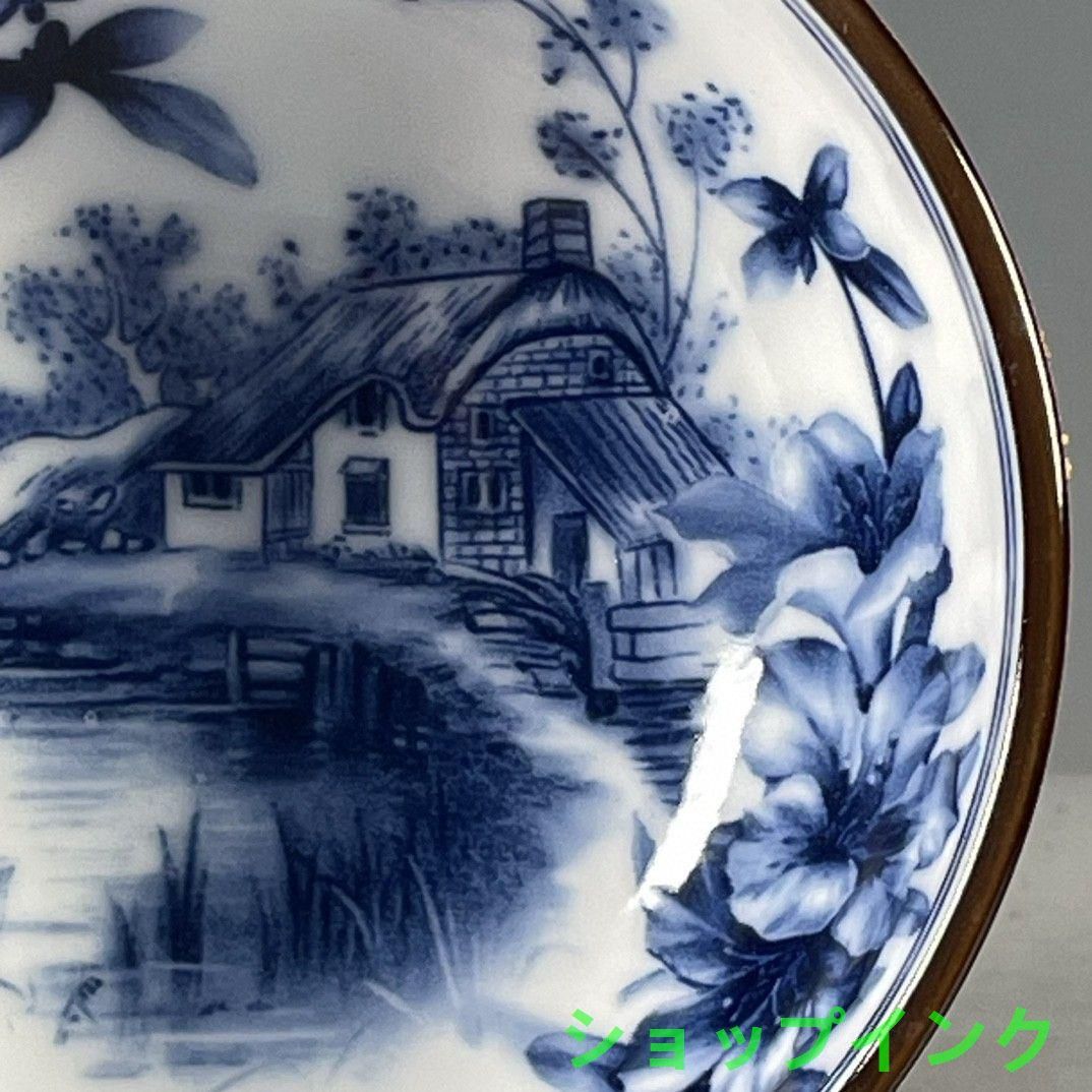 大清乾隆鯖山水花卉図紋碗 景徳鎮 陶磁器 装飾品 現代工芸品