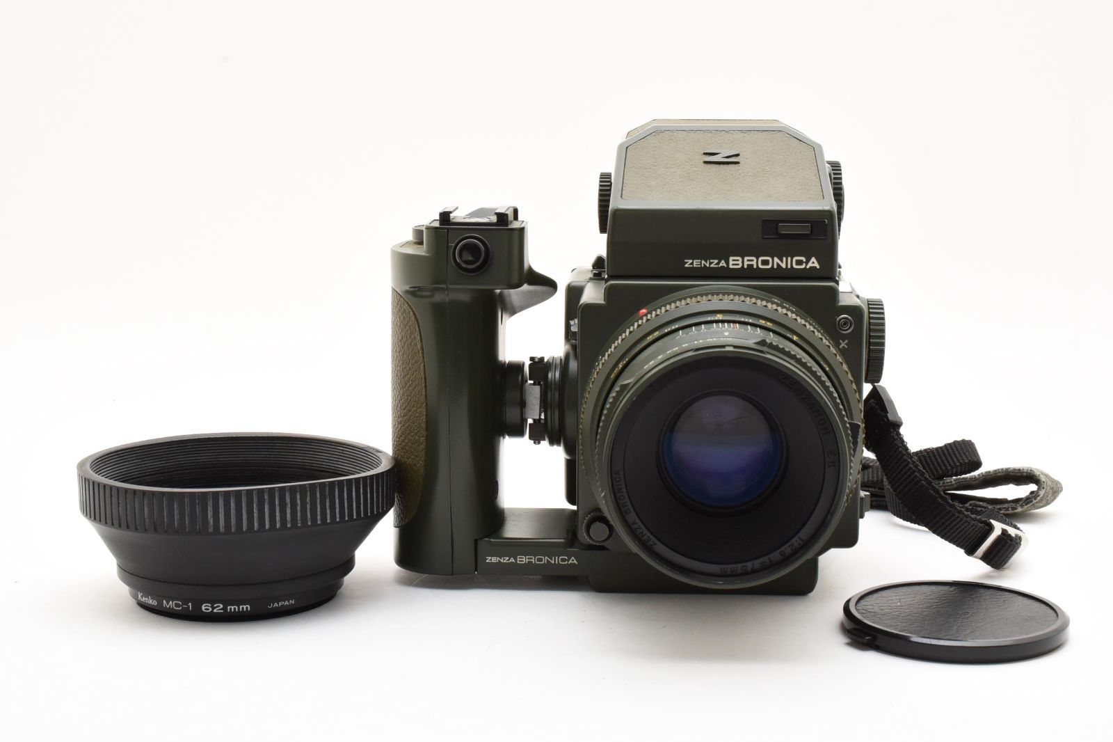 Zenza Bronica ETRS SF LIMITED グリーン ゼンザ ブロニカ 中判フィルム カメラ ZENZANON EII 1 2.8 75mm A0263