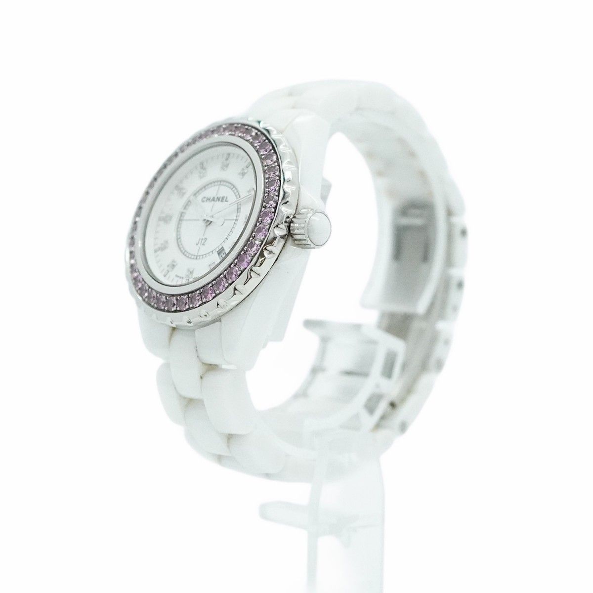 5wwe0065】シャネル J12 H2010 白文字盤【中古】腕時計 レディース  