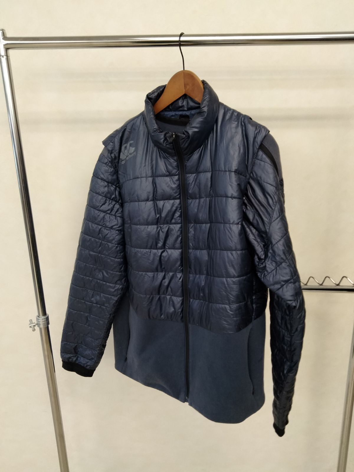 未使用 カンタベリー canterbury メンズ 中綿ジャケット XLサイズ カンタベリー 中綿ジャケット メンズ ユニセックス canterbury