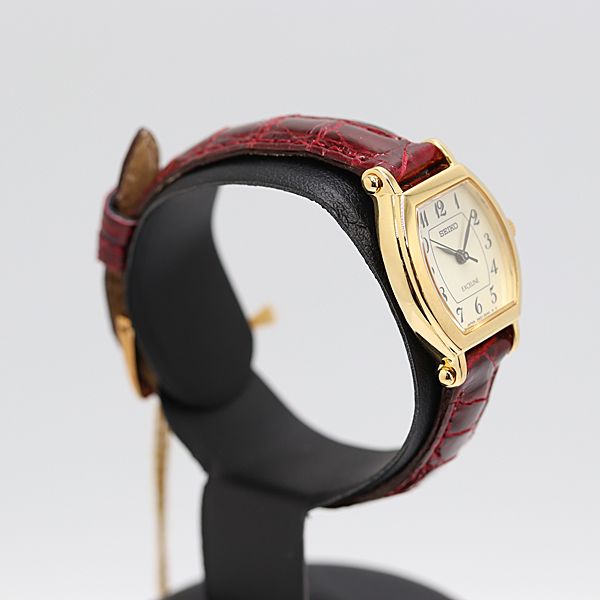 デッドストック級 保/箱付 稼動 美品セイコー エクセリーヌ 4N21-5270