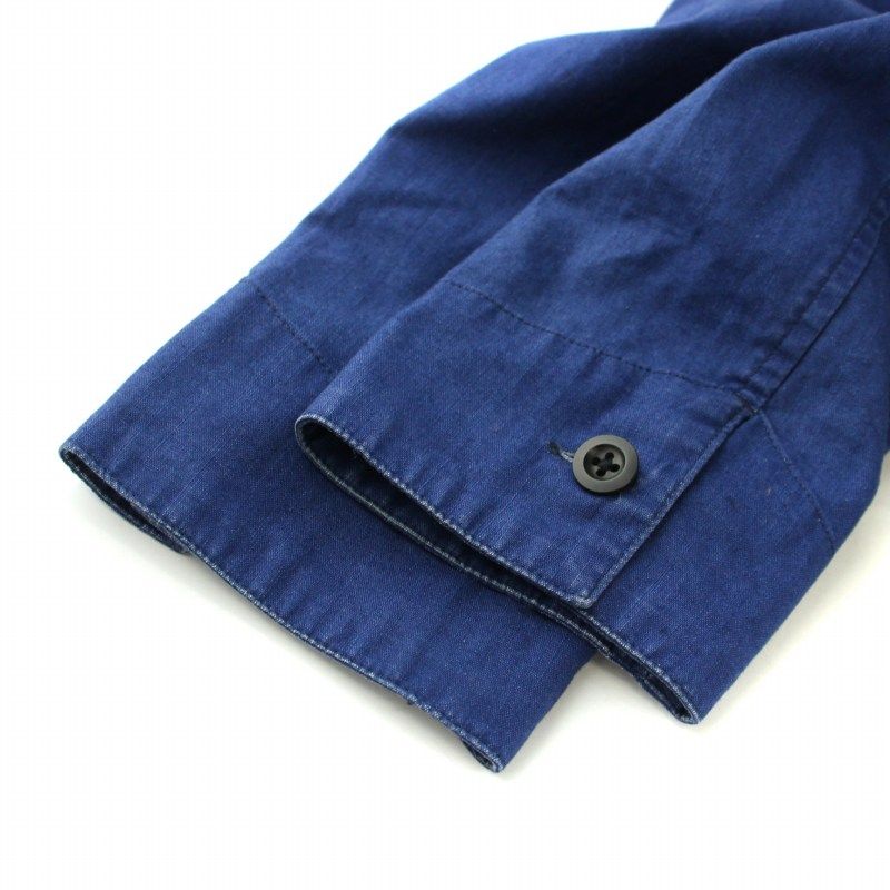MHLマーガレットハウエル　シャツワンピース　コットン　デニム　サイズII MHL. マーガレットハウエル コットン 2way シャツワンピース