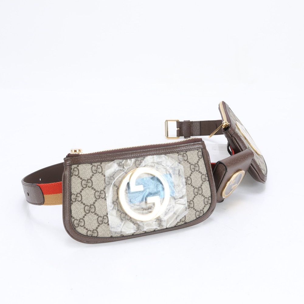未使用 グッチ GGスプリーム ブロンディ ミニ ベルトバッグ 702614  