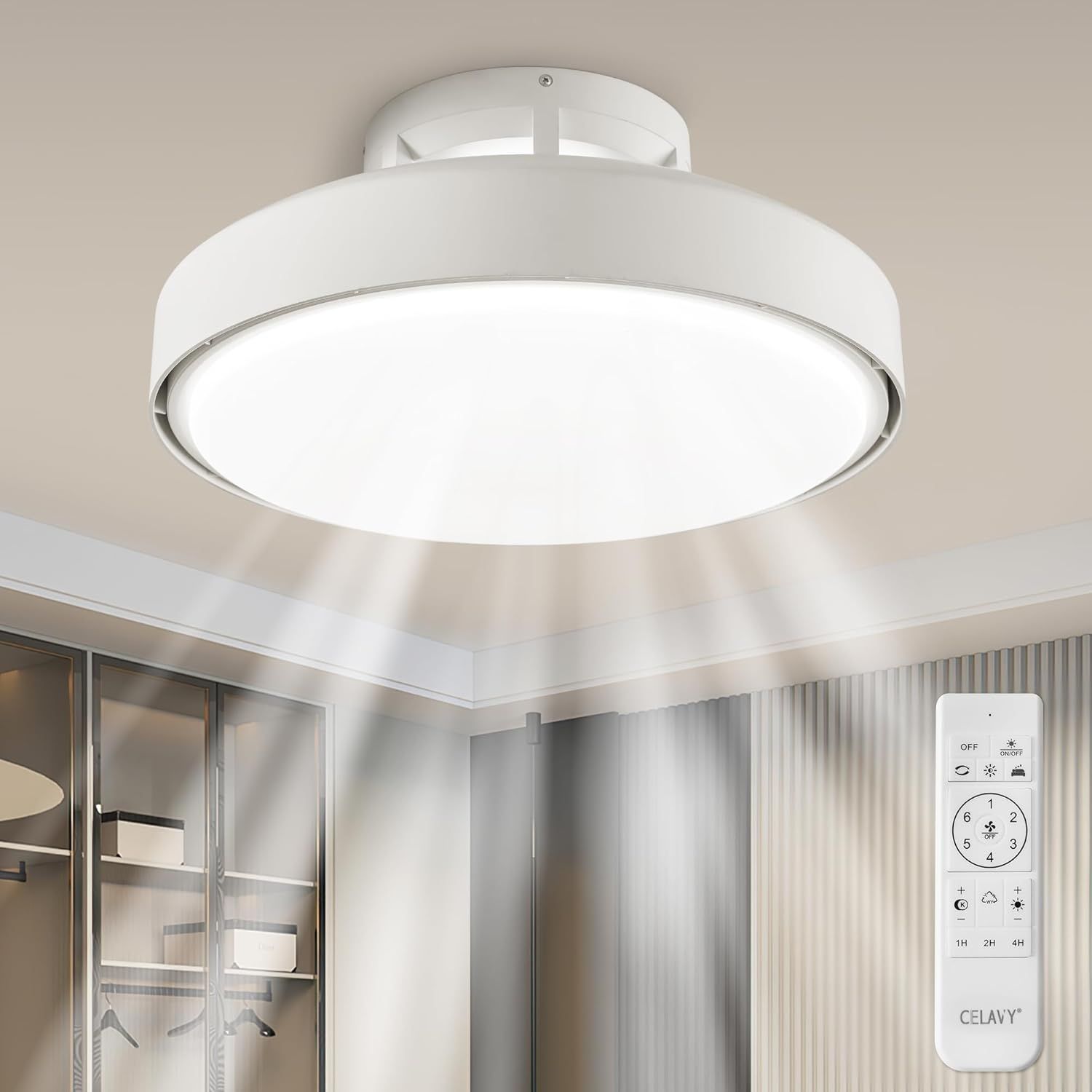 シーリングファンライト 8~12畳 led ファン付き照明 50cm扇風機 正逆回転 節電に シーリングファン DCモーター 無階段調光調色 常夜灯 6階段風量調整 タイマー機能 空気循環 冷暖室に適用 高輝度 省エネ リモコン操作 PSE認証済み ホワイト
