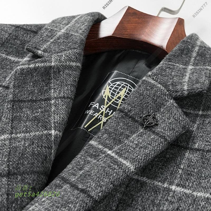 ビジネスコート 幅広のラペル