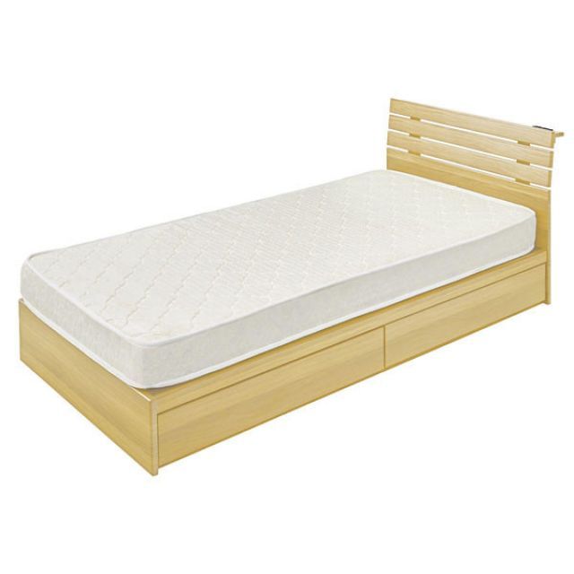 東谷 Azumaya 引き出し付ベッド B-90S-NA 新生活 おしゃれ 模様替え 映え