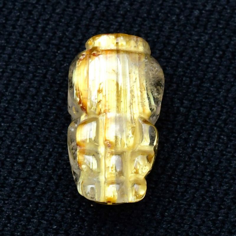 美しく輝く黄金の金針 1点物