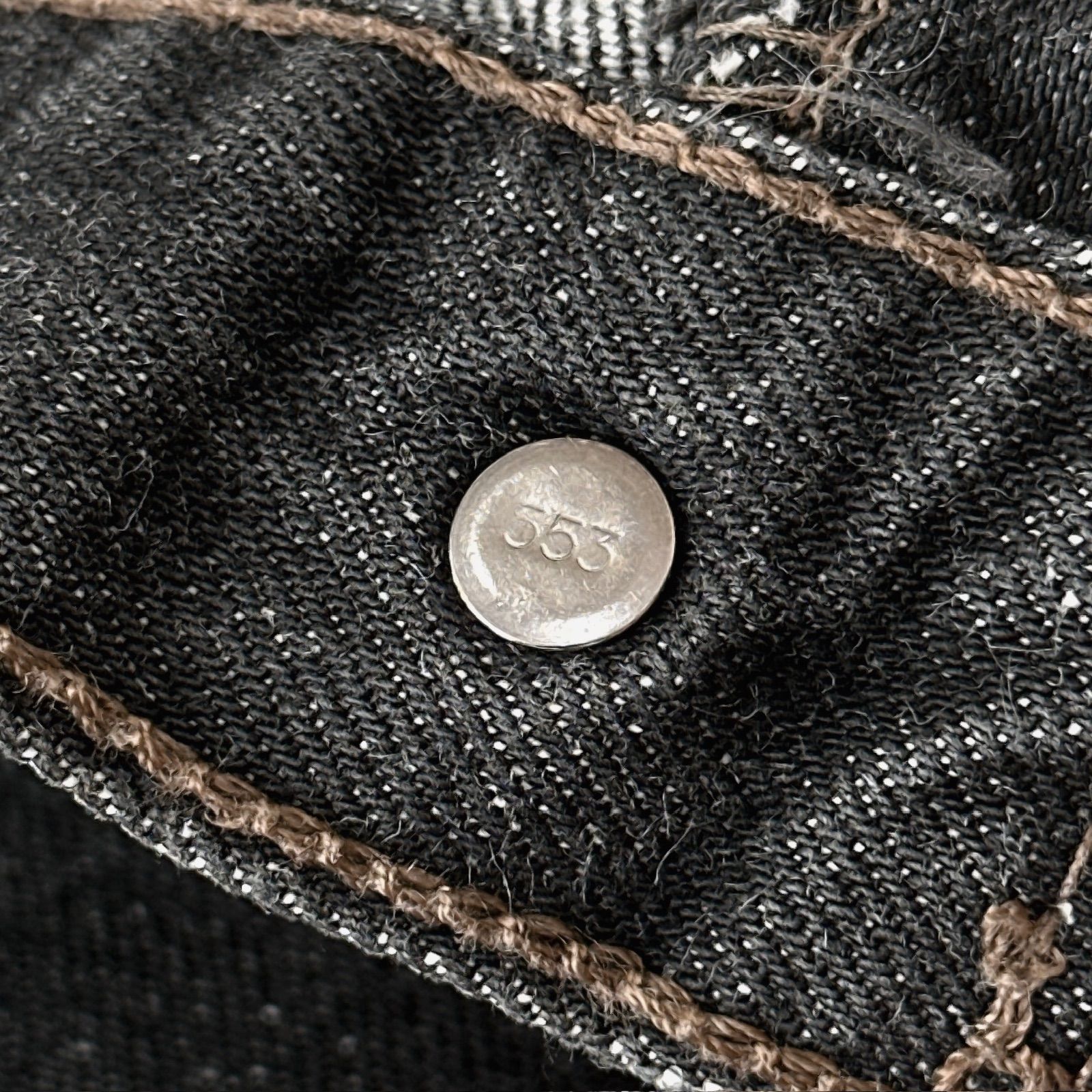 先染め Levis 501 USA製 ブラック 刻印553 リーバイス501 先染め 
