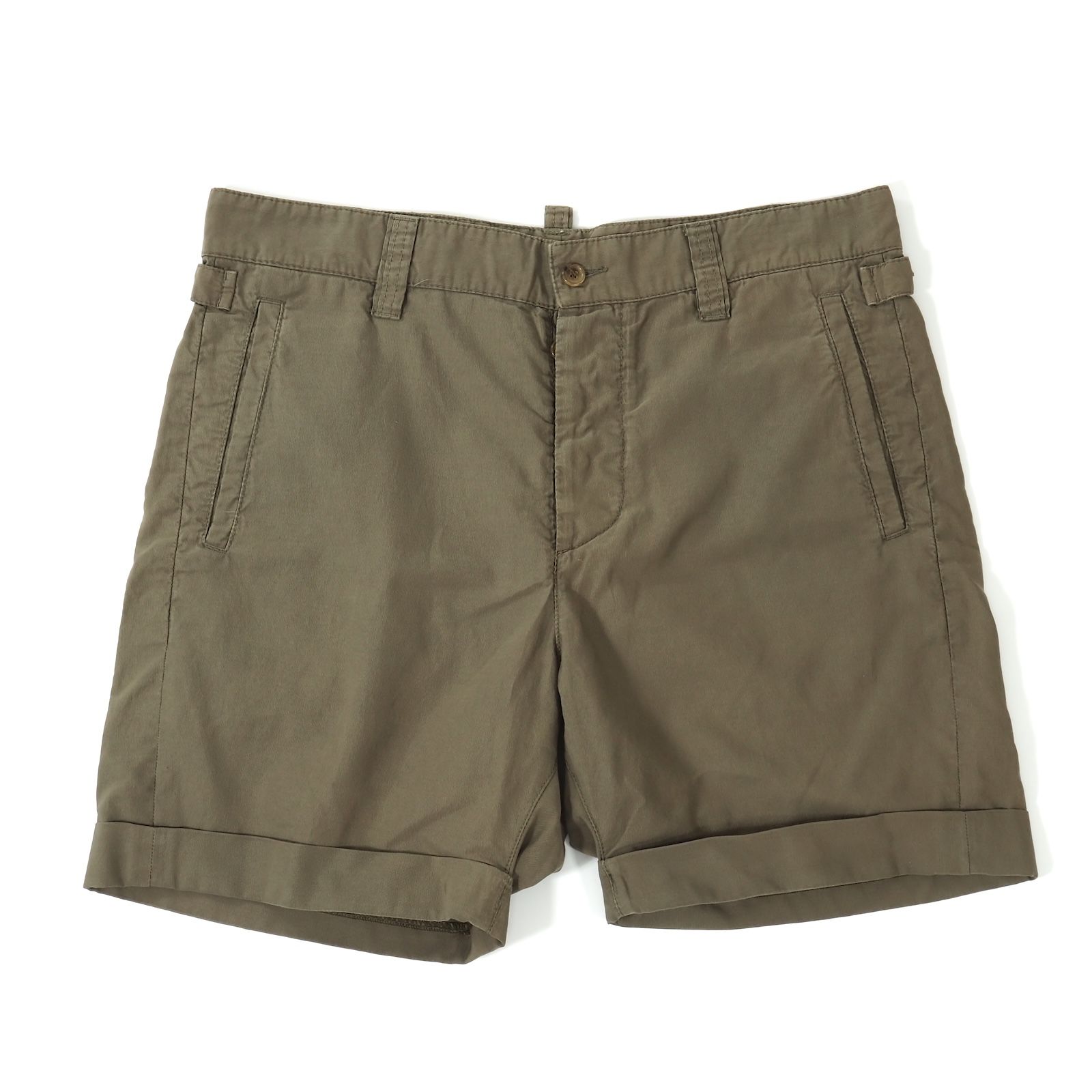 良品 ディースクエアード DSQUARED コットン ハーフパンツ 50