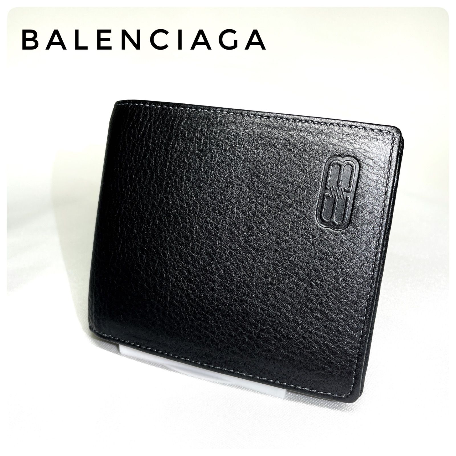 BALENCIAGA バレンシアガ 財布 折り財布 ミニ財布 メンズ ブラック 