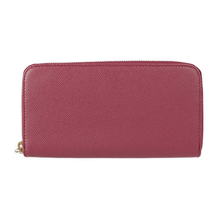 BVLGARI ブルガリ ブルガリブルガリ 長財布 286311 レザー HEATHER AMETHYST ピンク系 ゴールド金具 ラウンドファスナー 【本物保証】