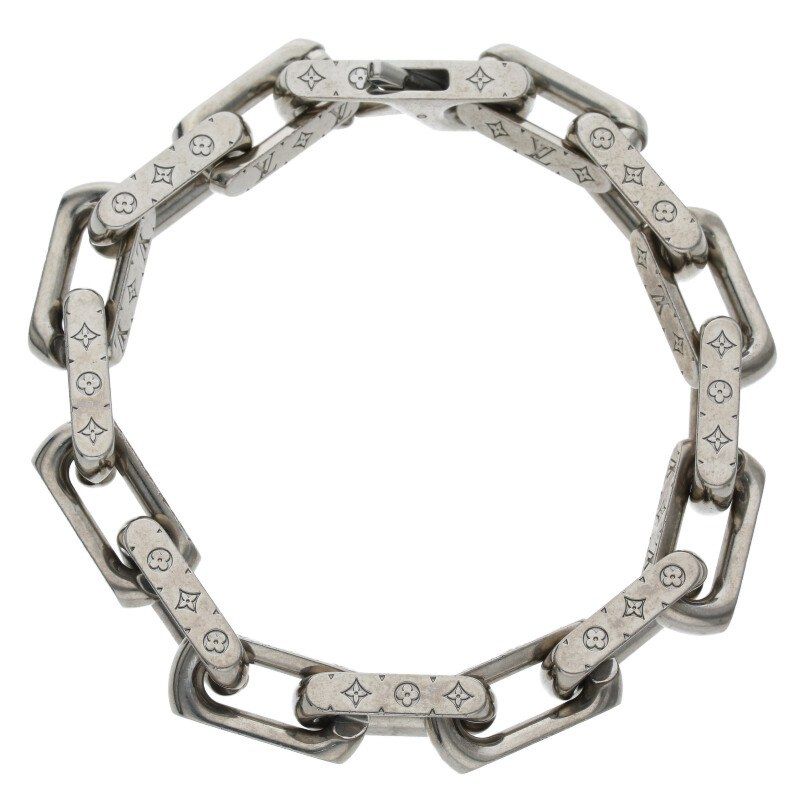 ルイヴィトン 極美品 M64224 コリエチェーンモノグラムブレスレット M LOUIS VUITTON - ルイヴィトン M64224 コリエチェーンモノグラム