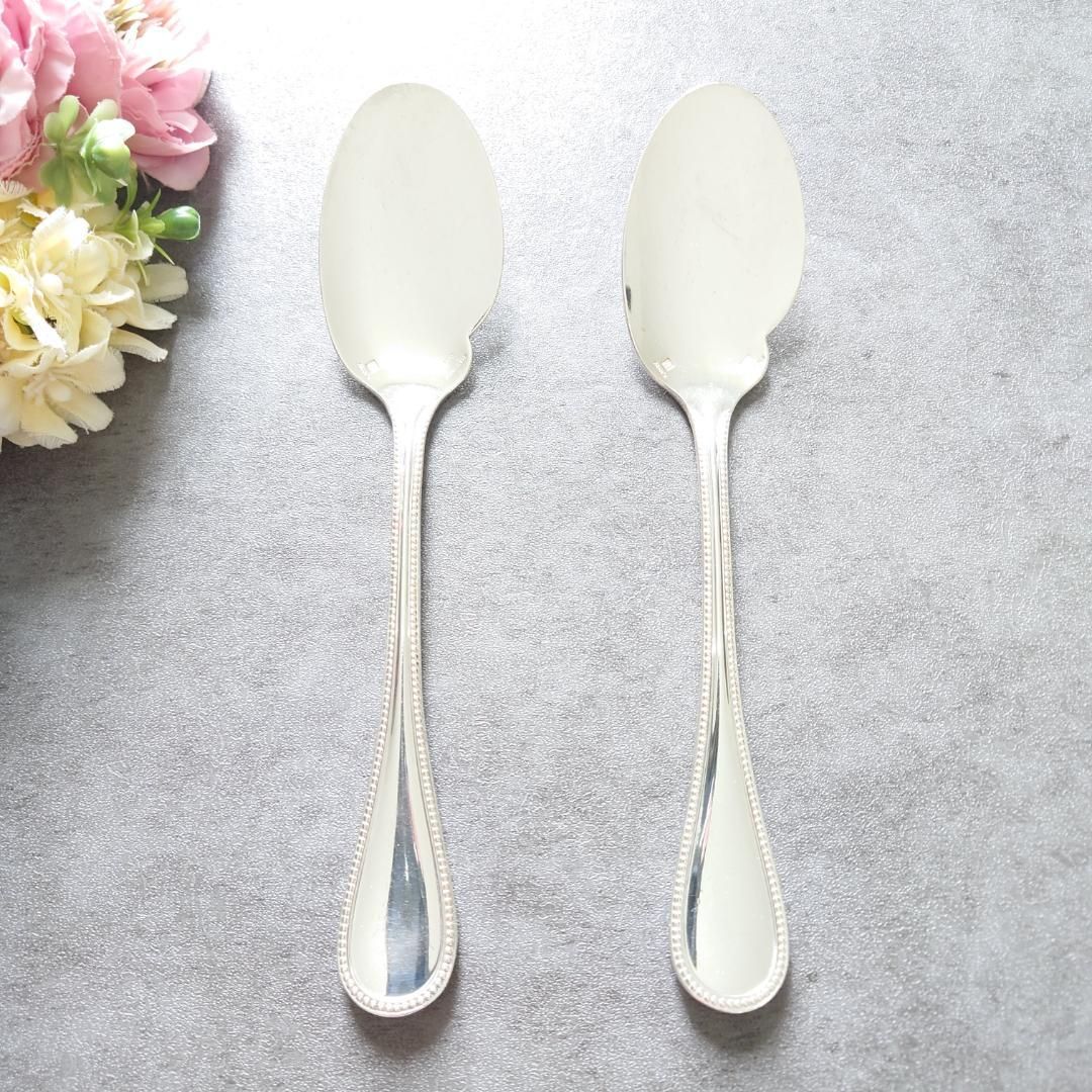 クリストフル パール ソーススプーン 2点
