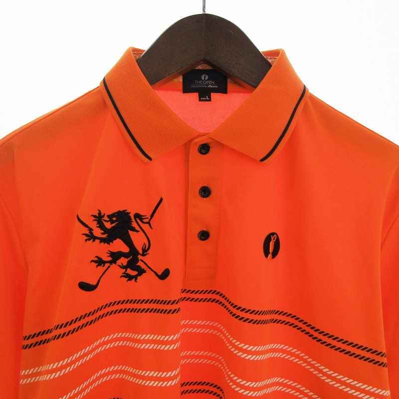 Mizuno The Open ポロシャツ ミズノ MIZUNO THE OPEN ポロシャツ 長袖 ゴルフウェア 刺繍