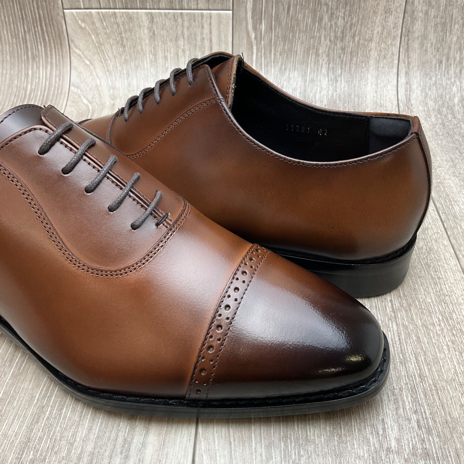 Orobianco◆キャップトゥアデレード◆ブラウン◆オロビアンコ紳士革靴本革ビジネスシューズ11281L.BROWN