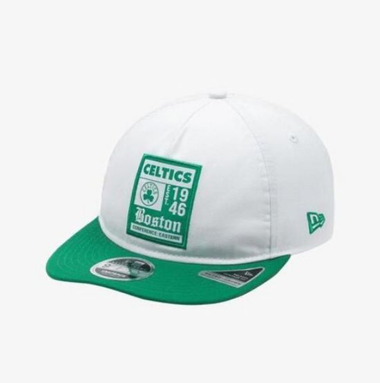NEW ERA(ニューエラ) NBA ボストン セルティックス スクエア ラベルに貼り付けます A フレーム レトロ クラウン スナップバック