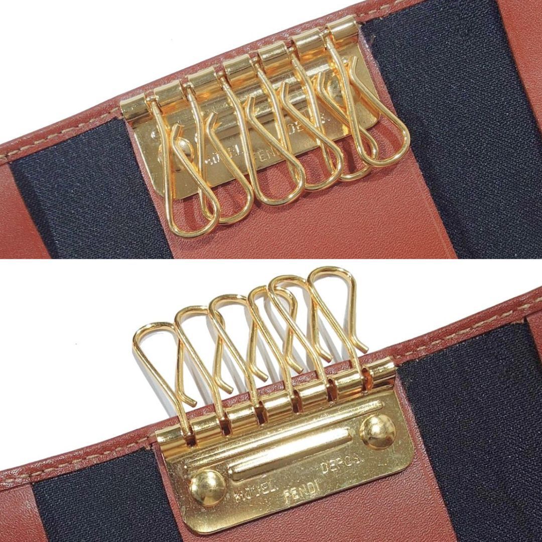 ほぼ未使用 FENDI フェンディ ペカン 6連キーケース - メルカリ