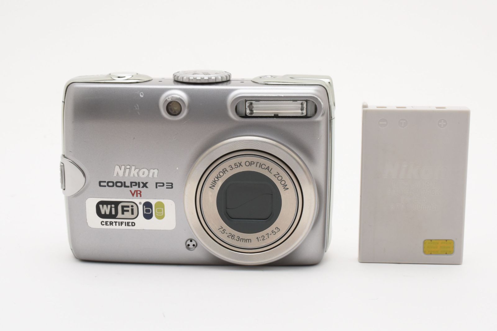 返品保証】☆良品☆ Nikon ニコン COOLPIX P3 VR クールピクス