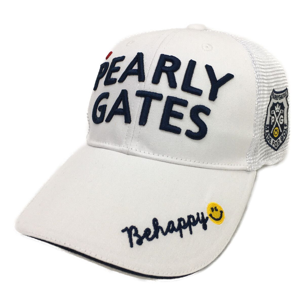 中古 パーリーゲイツ PEARLY GATES キャップ フリー ホワイト