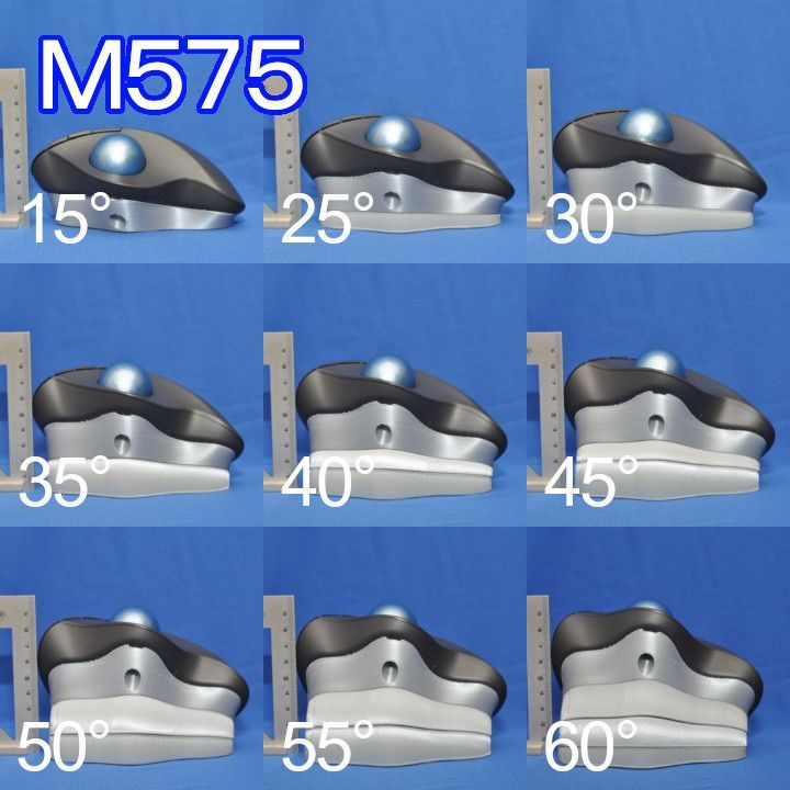 logicool M575角度調整スタンドVer2 50度(本体+15+20)黒 - メルカリ
