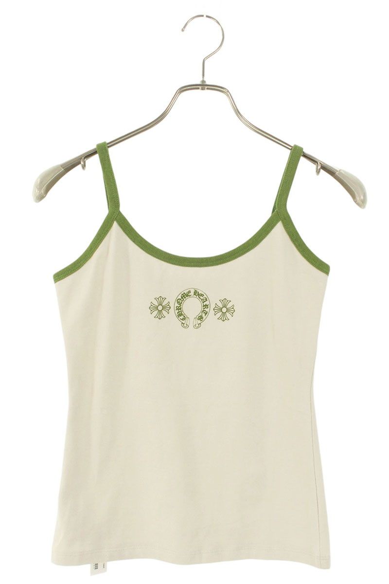 クロムハーツ ROLLER SKATE ホースシューロゴプリントキャミソール メンズ S