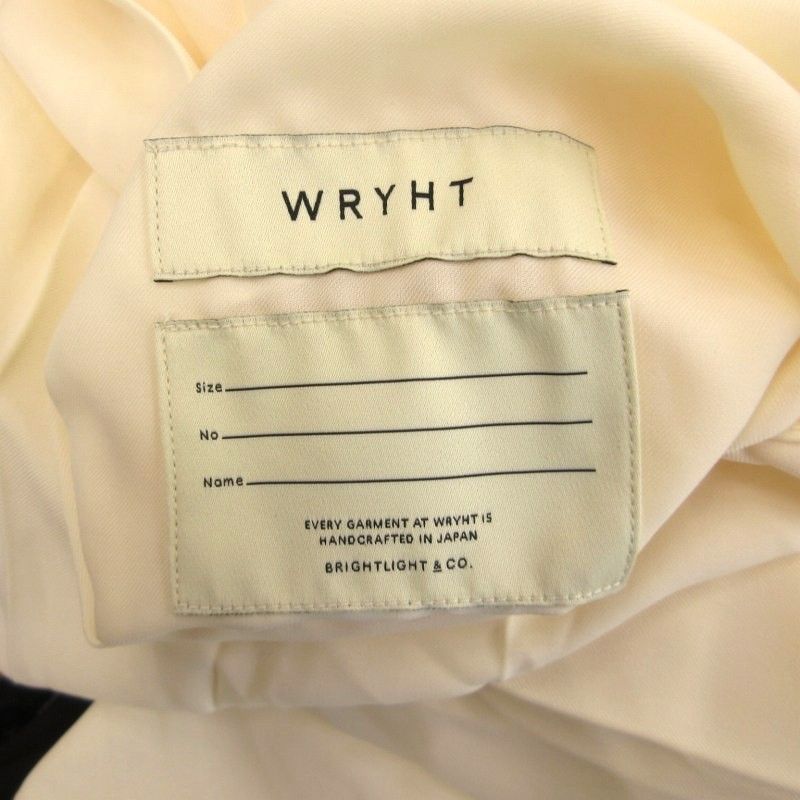 ライト WRYHT タグ付き 23AW HOLLY PLEATED TOPS シャツ ブラウス ボウタイ プリーツ 長袖 オールドジョー取扱い オフホワイト F ライト WRYHT タグ付き 23AW HOLLY PLEATED TOPS シャツ
