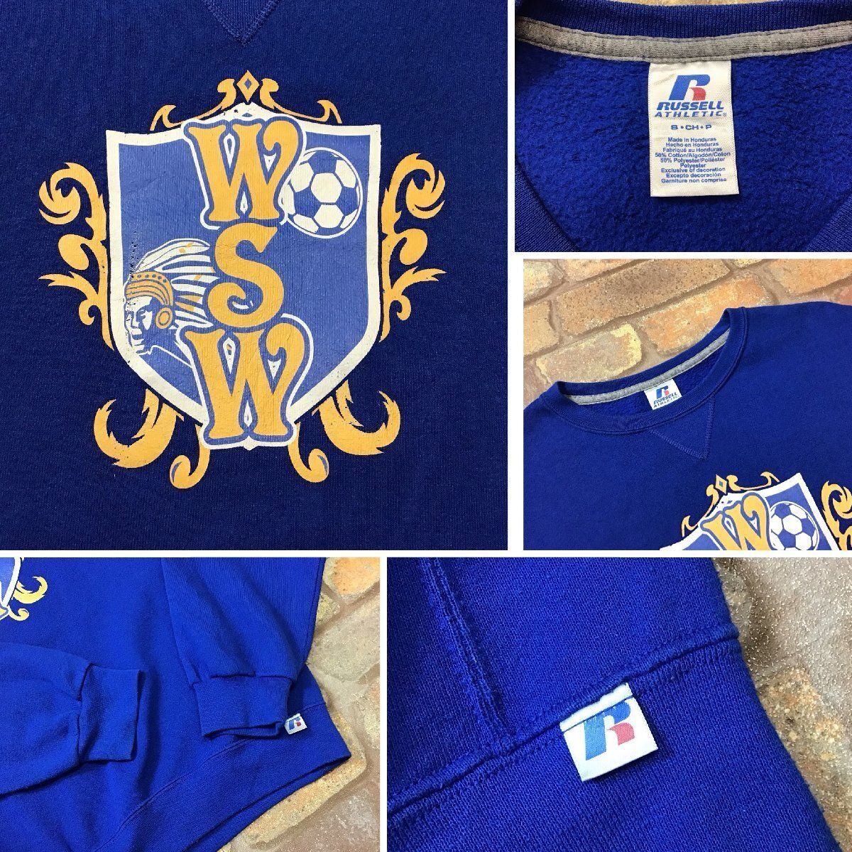 ☆GW限定クーポン☆ME13-094☆USA古着☆雰囲気抜群【RUSSELL
