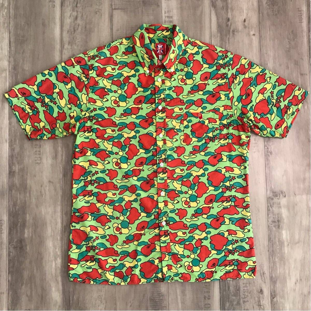 a bathing ape マルチカモ 半袖シャツ Sサイズ ベイプ A BATHING APE NIGO期 マルチカモ 半袖シャツ XL - メルカリ