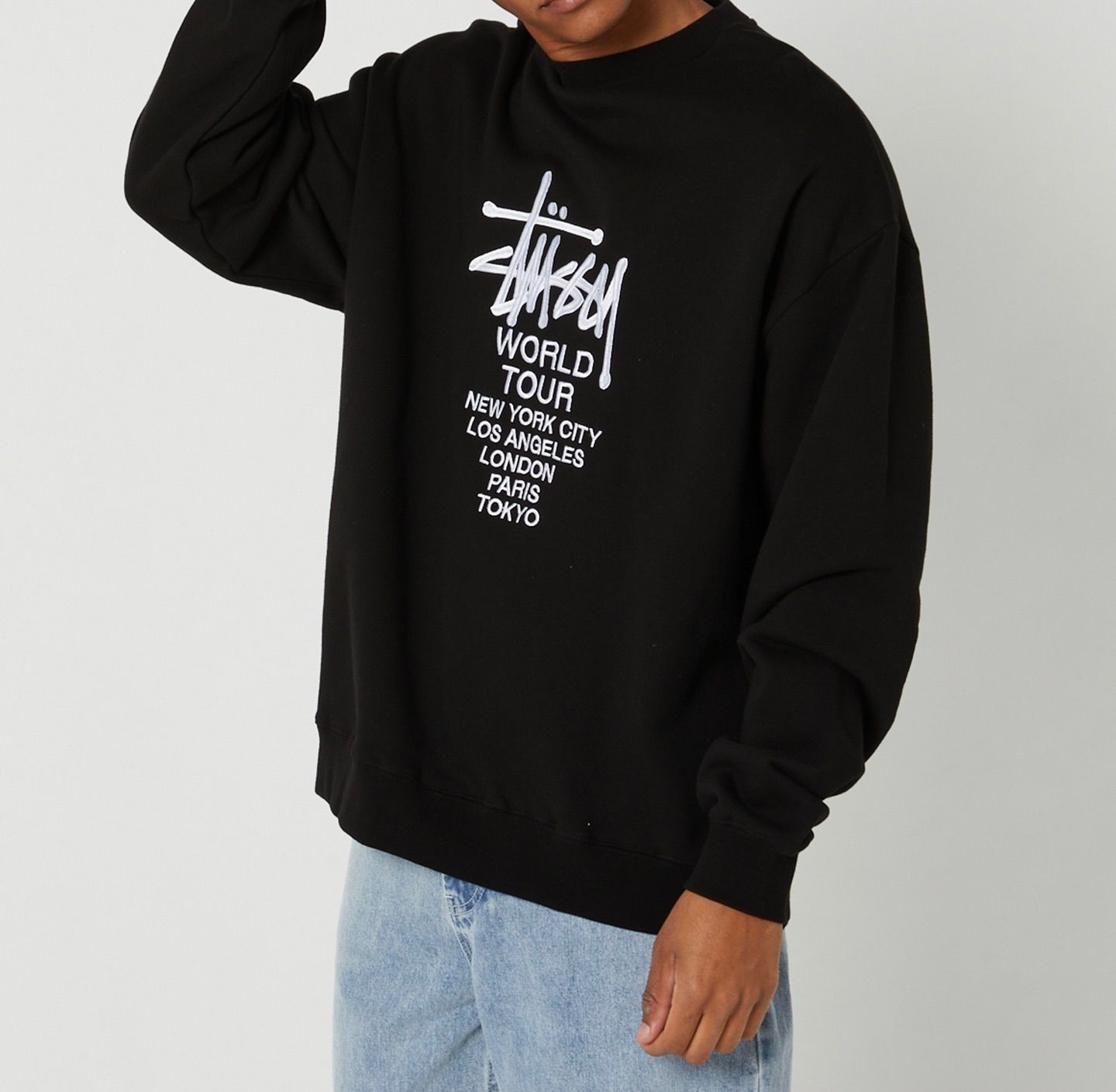 Stussy World Tour Crew スウェットトップス - メルカリ