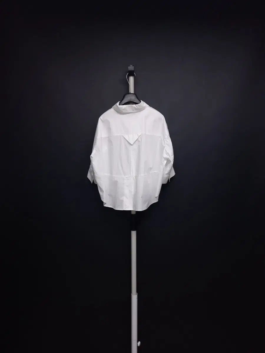 バレンシア 春夏 ルーズ オーバーサイズフィット 6分5分 シャツ ブラウス 55 66