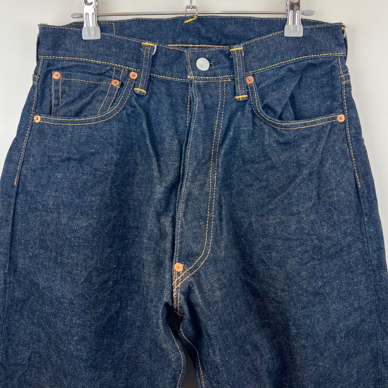 EVISU 2001 NO.2 turquoise kamome denim pants 32×35 エヴィス