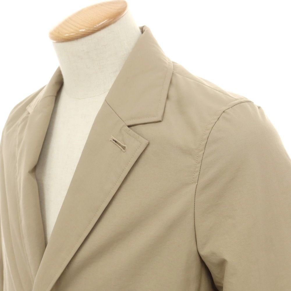 ダブルジェイケイ wjk ナイロン 中綿 チェスターフィールドコート ベージュ サイズS メンズ
