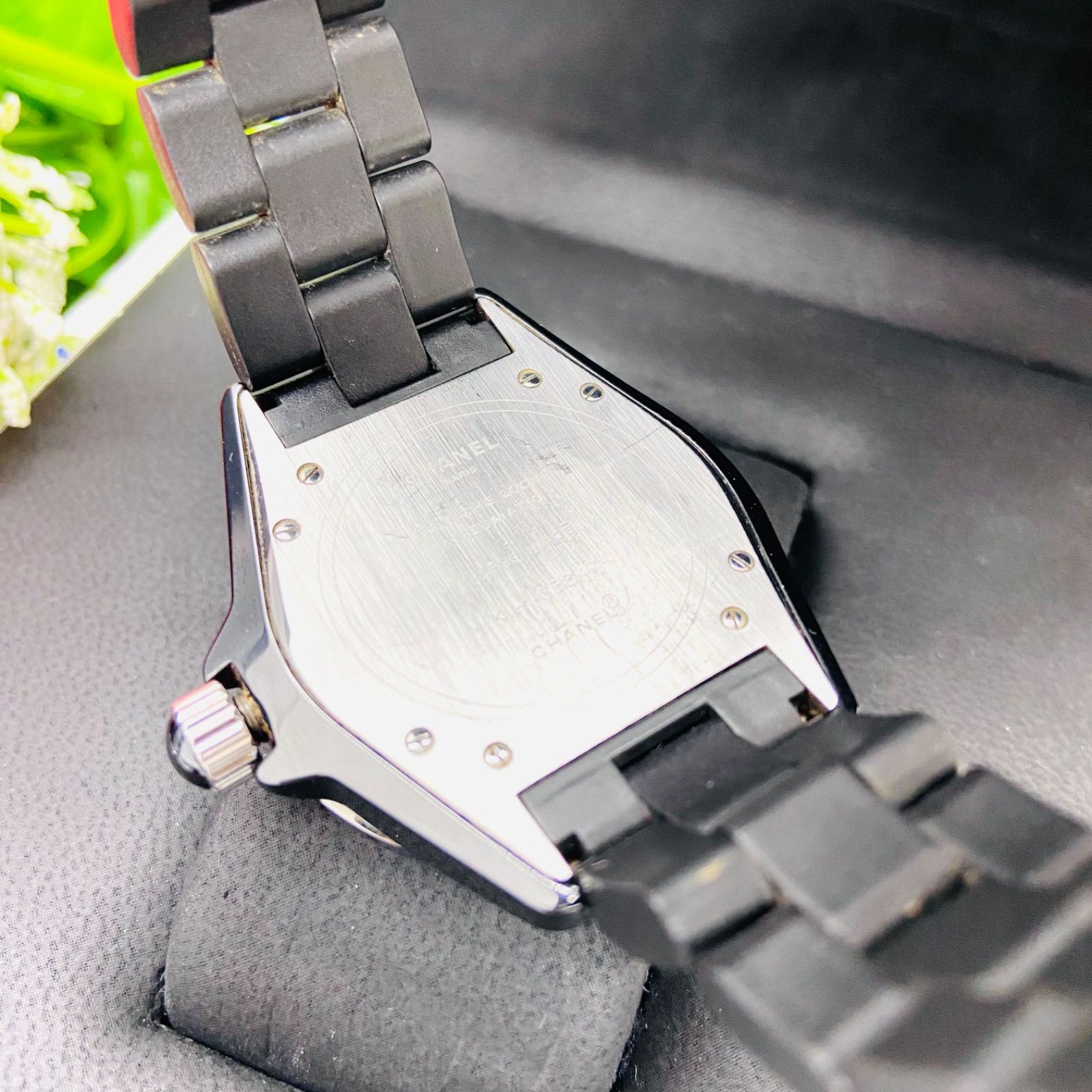 美品✨CHANEL シャネル J12 H0684 38mm セラミック ラバーベルト