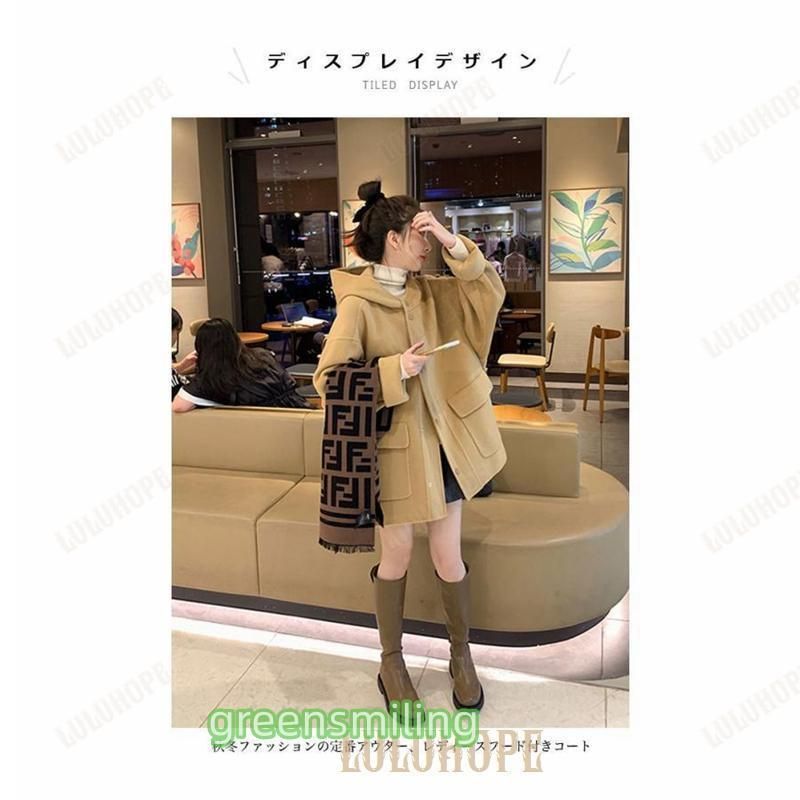 極美品 ハイク 22AW 伊勢丹新宿別注 ダブルフェイス ダッフルジャケット 青 DOUBLE FACE DUFFEL JACKET-ダブルフェイスダッフルジャケット-HYKE