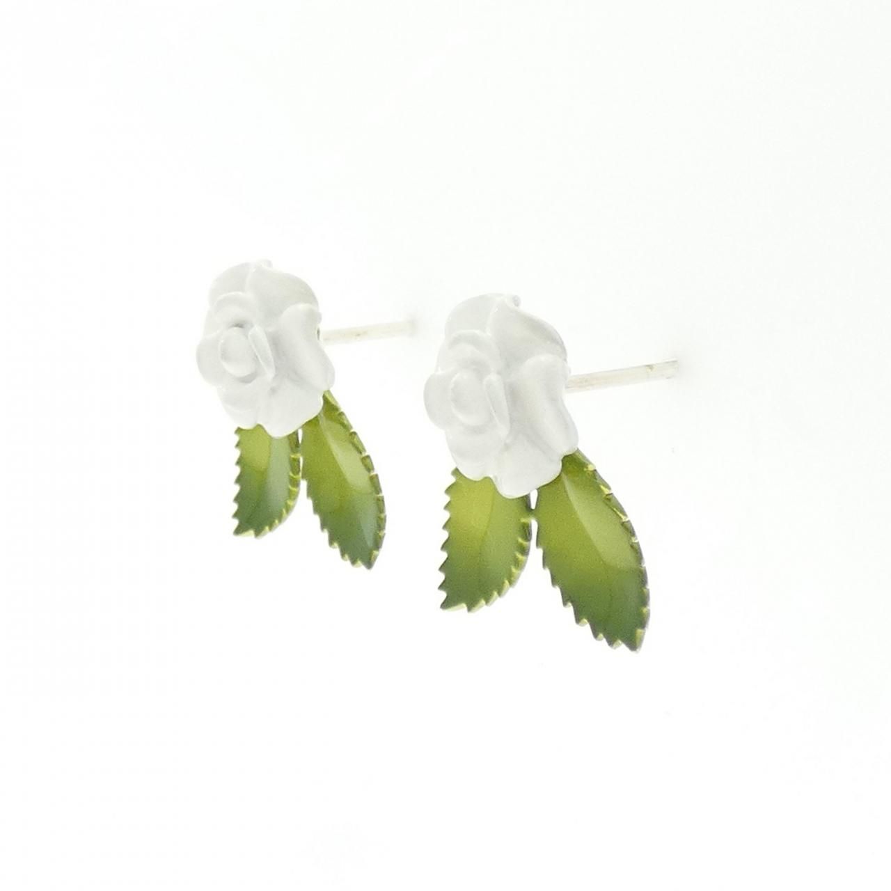 スタージュエリー ローズ 樹脂 ピアス